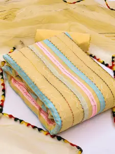 KALINI Embellished Unstitched Dress Material