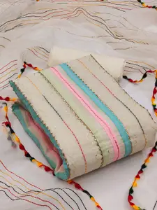 KALINI Embroidered Unstitched Dress Material