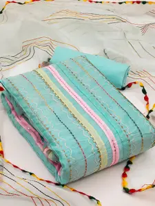 KALINI Embroidered Unstitched Dress Material