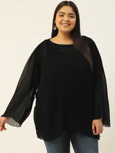 theRebelinme Plus Size Georgette Top
