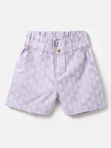 United Colors of Benetton Girls Printed Shorts
