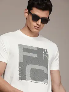 French Connection Men Pure Cotton Printed T-shirt