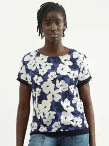 United Colors of Benetton Floral Printed Round Neck Top