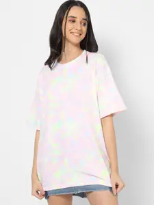 VASTRADO Women Dyed Oversize T-shirt