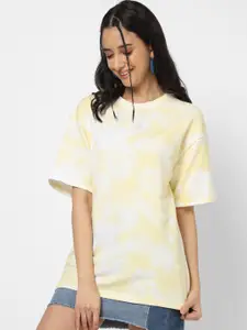 VASTRADO Cotton Tye-Dye Oversized T-Shirt