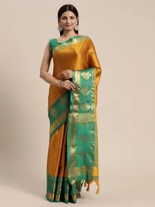 WILORI Woven Design Zari Silk Cotton Maheshwari Saree