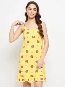 Camey Graphic Printed Shoulder Strap Nightdress