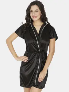 Klamotten Women Satin Mini Robe