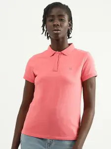 United Colors of Benetton Women Polo Collar T-shirt
