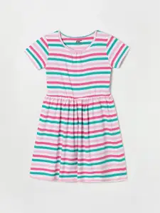 Fame Forever by Lifestyle Cotton Striped Dress