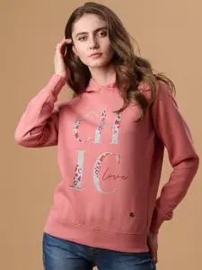 Gipsy Women Printed Hooded Sweatshirt