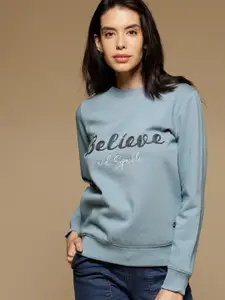 Gipsy Women Printed Dry-Fit Sweatshirt