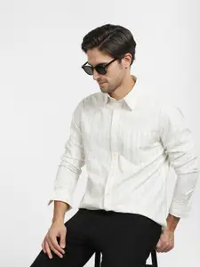 SELECTED Men Striped Cotton Casual Shirt