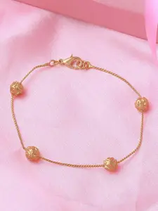 Estele Women Gold-Plated Wraparound Bracelet