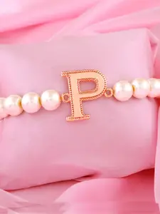 Estele Women Rose Gold-Plated Bracelet
