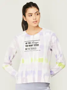 Kappa Women Typography Pure Cotton Sweatshirt