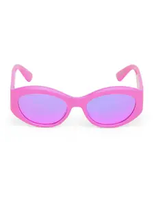 ALDO Women Pink Lens & Pink Oval Sunglasses