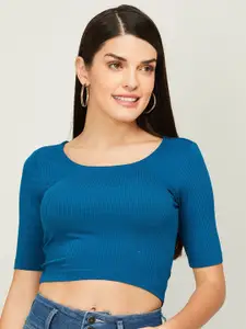 Ginger by Lifestyle Round Neck Crop Top