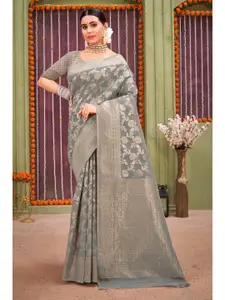 KARAGIRI Woven Design Linen Blend Saree