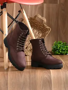 El Paso Women Faux Leather Regular Boots