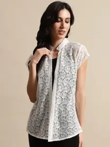 UnaOne Women Embroidered Shrug