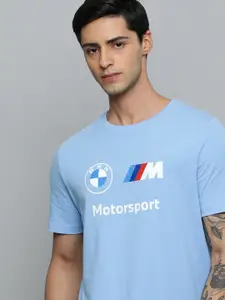 PUMA Motorsport Men Pure Cotton Brand Logo Printed T-shirt