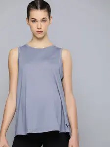 Puma Maternity Longline dryCELL Tank Sustainable Top With Back Slit