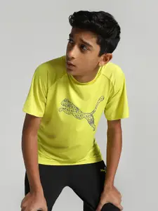 one8 x PUMA Virat Kohli Boys Brand Logo Printed Regular Fit dryCELL Training T-shirt