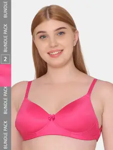 Tweens Pack Of 2 Lightly Padded Non Wired Seamless Everyday Bra