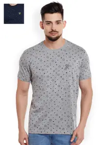 MACK JONNEY MACK Pack of 2 Printed Pure Cotton T-shirts