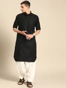 RAJUBHAI HARGOVINDAS Men Pure Cotton Pathani Kurta