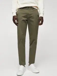 MANGO MAN Tapered Fit Sustainable Trousers