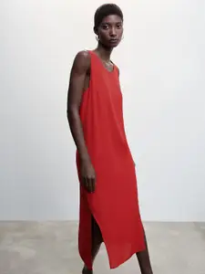 MANGO Sustainable A-Line Midi Dress