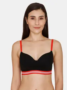 Zivame Lightly Padded Non Wired Super Supportive T-Shirt Bra