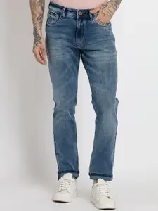 Status Quo Men Slim Fit Heavy Fade Cotton Jeans