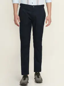 Blackberrys Men Slim Fit Pure Cotton Trousers