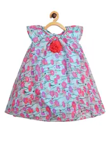 Creative Kids Infant Girls Floral Printed A-Line Dress