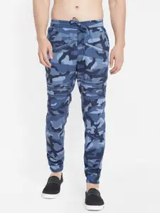 SAPPER Men Cotton Camouflage Printed Slim Fit Joggers Trousers