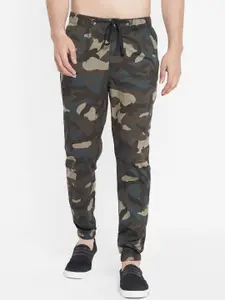 SAPPER Men  Camouflage Printed Slim Fit Cotton Joggers