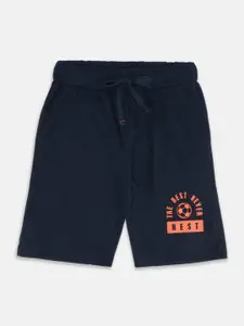 Pantaloons Junior Boys Typography Printed Cotton Regular Fit Shorts