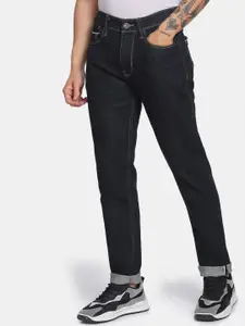 Flying Machine Mid Rise Slash Slim Tapered Fit Selvage Jeans