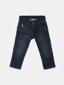 U.S. Polo Assn. Kids Boys Slim Fit Light Fade Jeans