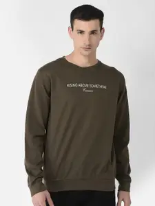Crimsoune Club Men Printed Cotton Sweatshirt
