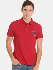 U.S. Polo Assn. Denim Co. Men Polo Collar Pure Cotton Slim Fit T-shirt