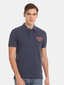 U.S. Polo Assn. Denim Co. Men Polo Collar Slim Fit Cotton T-shirt