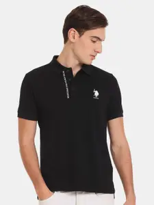 U.S. Polo Assn. Denim Co. Men Plus Size Polo Collar Slim Fit T-shirt