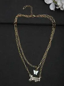 YouBella Gold-Plated Layered Necklace