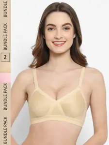 Floret Pack Of 2 Non-Wired Minimizer Bra