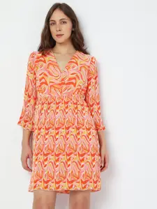 Vero Moda V-Neck Printed Dress