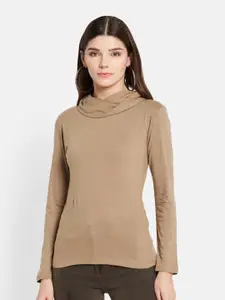 UNMADE Cowl Neck Long Sleeves Top